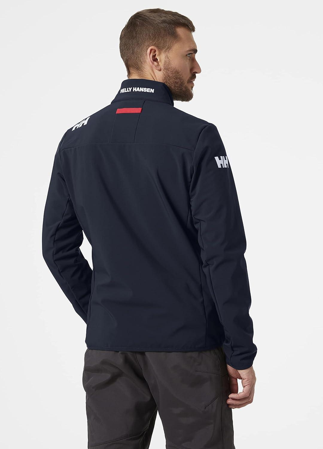 imageHelly Hansen Mens Crew Softshell Jacket 20 597 Navy Large