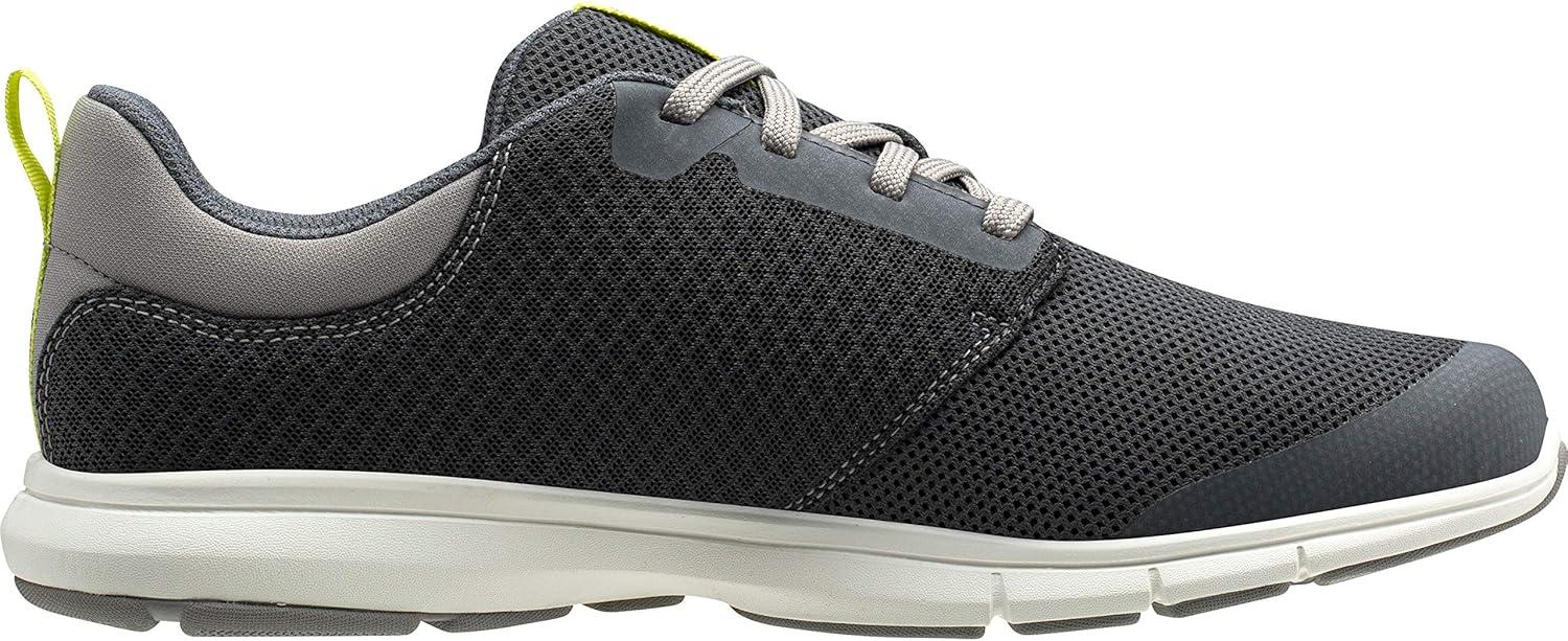 imageHellyHansen Ahiga V4 HP Boat Shoes for Men Breathable Lightweight and HardWearing Textile with EVA Cushion Midsole and Rubber Traction Outsole964 CharcoalEbonyNew Light Grey