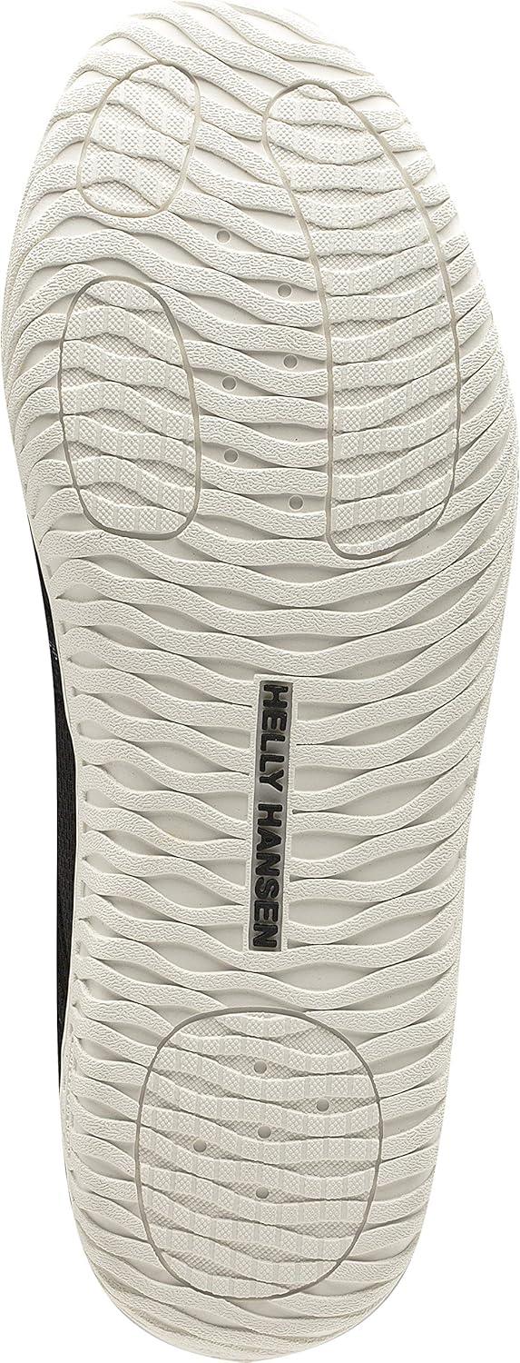 imageHellyHansen Ahiga V4 HP Boat Shoes for Men Breathable Lightweight and HardWearing Textile with EVA Cushion Midsole and Rubber Traction OutsoleBlack Off White Silver