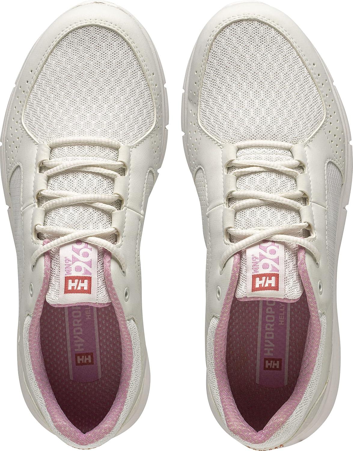 imageHellyHansen Ahiga V4 Sailing Sneakers for Women with QuickDry Construction Eva Insole and Rubber Outsole013 Off WhitePink Sorbet