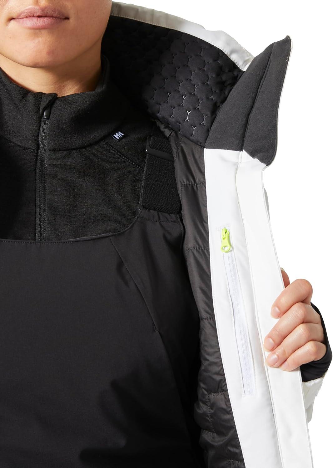 imageHellyHansen Alphelia Lifaloft Ski Jacket Waterproof Winter Jackets for Women Insulated Warm Winter Coats for Women003 White