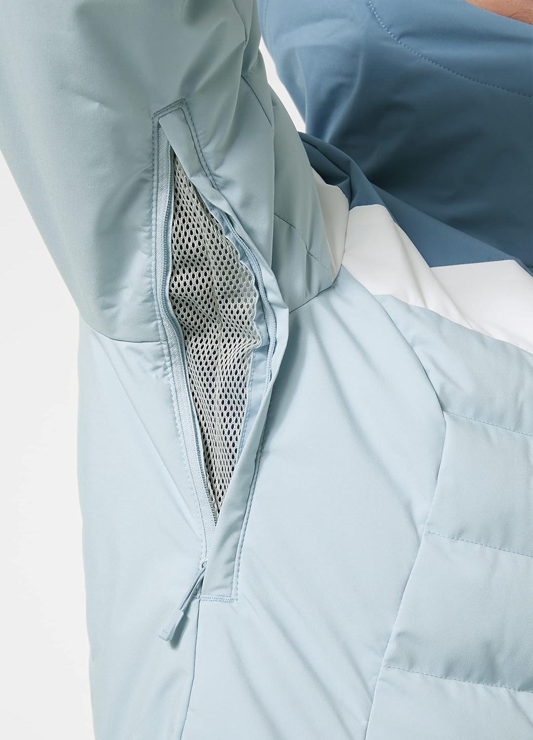 imageHellyHansen Imperial Puffy Jacket for Women Premium Winter Coat DownAlternativeOuterwearCoats Warm ampamp Stylish625 Blue Fog