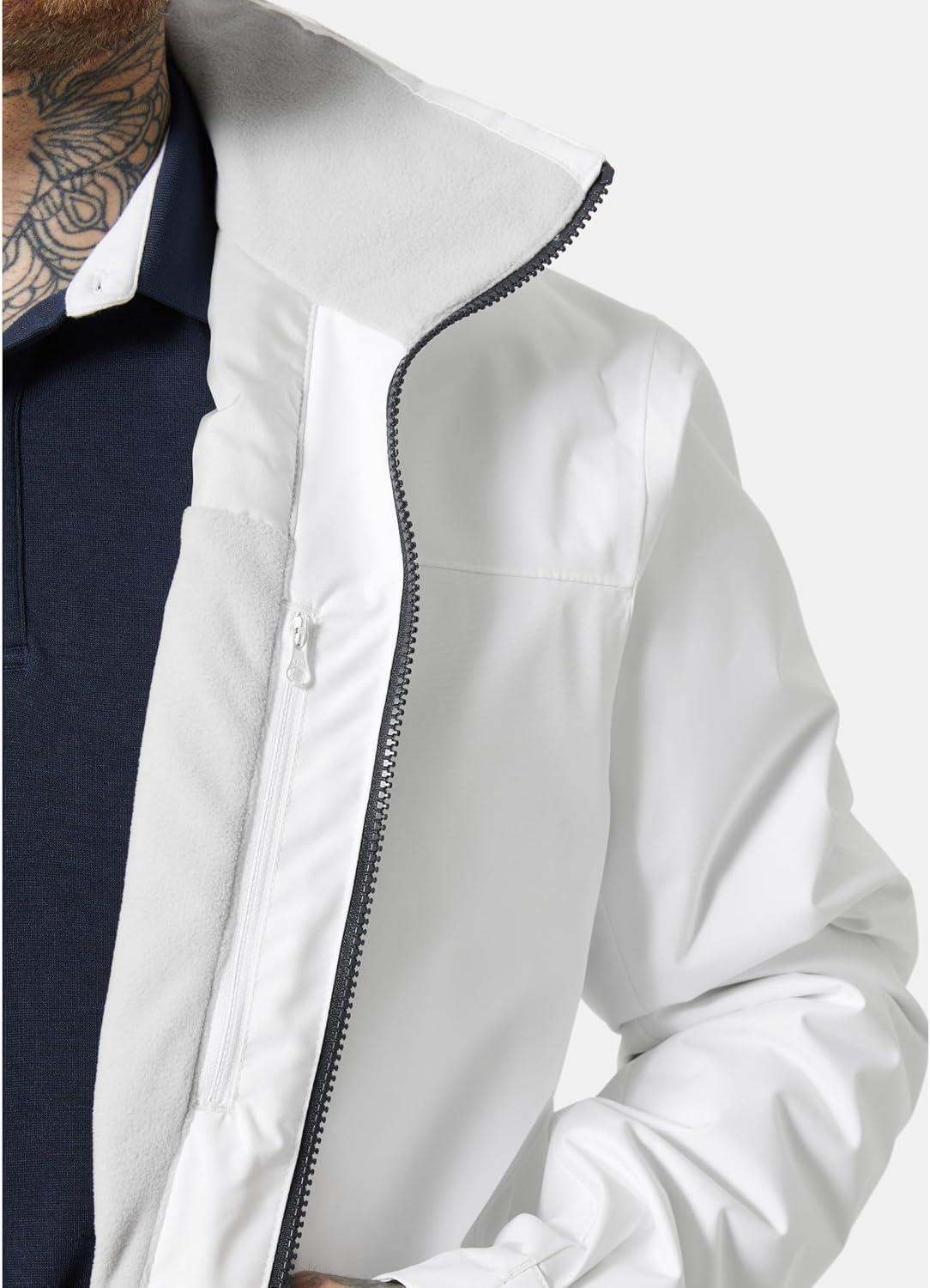 imageHellyHansen Mens Crew Hooded Midlayer Jacket 20001 White