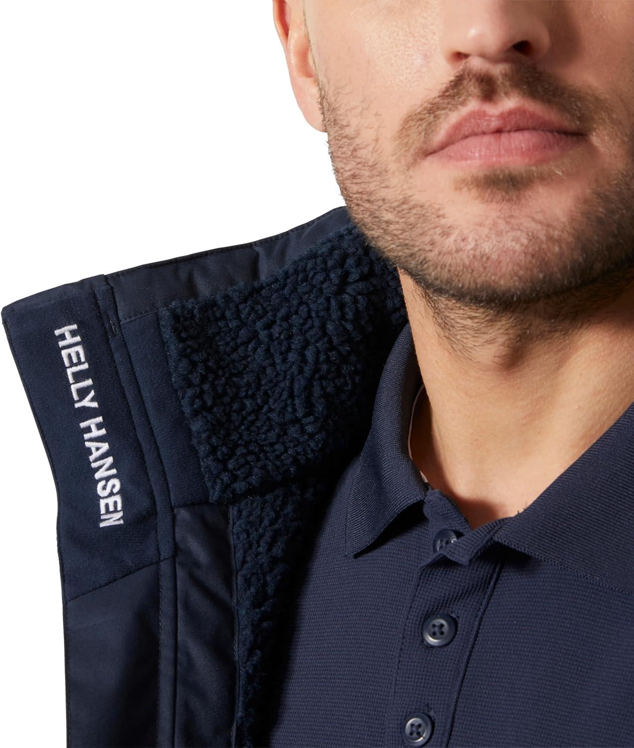 imageHellyHansen Mens Crew Hooded Midlayer Jacket 20597 Navy