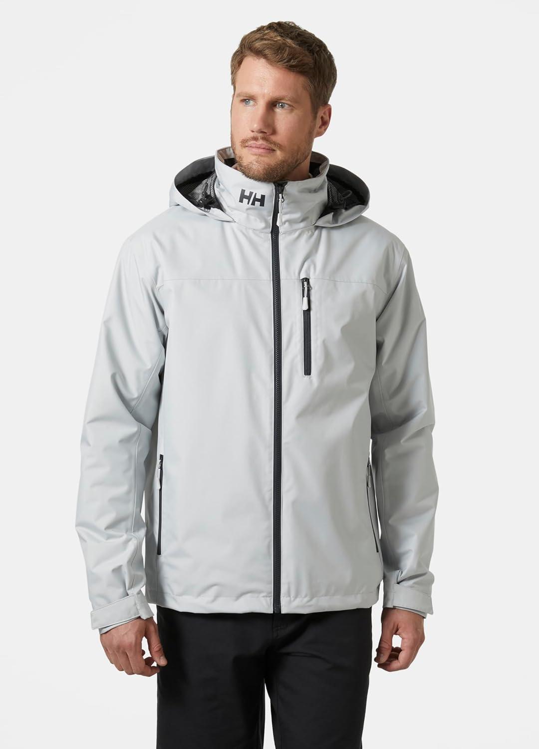 imageHellyHansen Mens Crew Hooded Midlayer Jacket 20853 Grey Fog