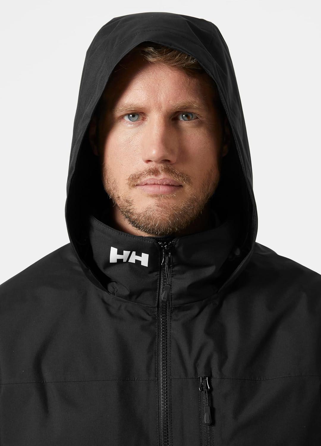 imageHellyHansen Mens Crew Hooded Midlayer Jacket 20990 Black