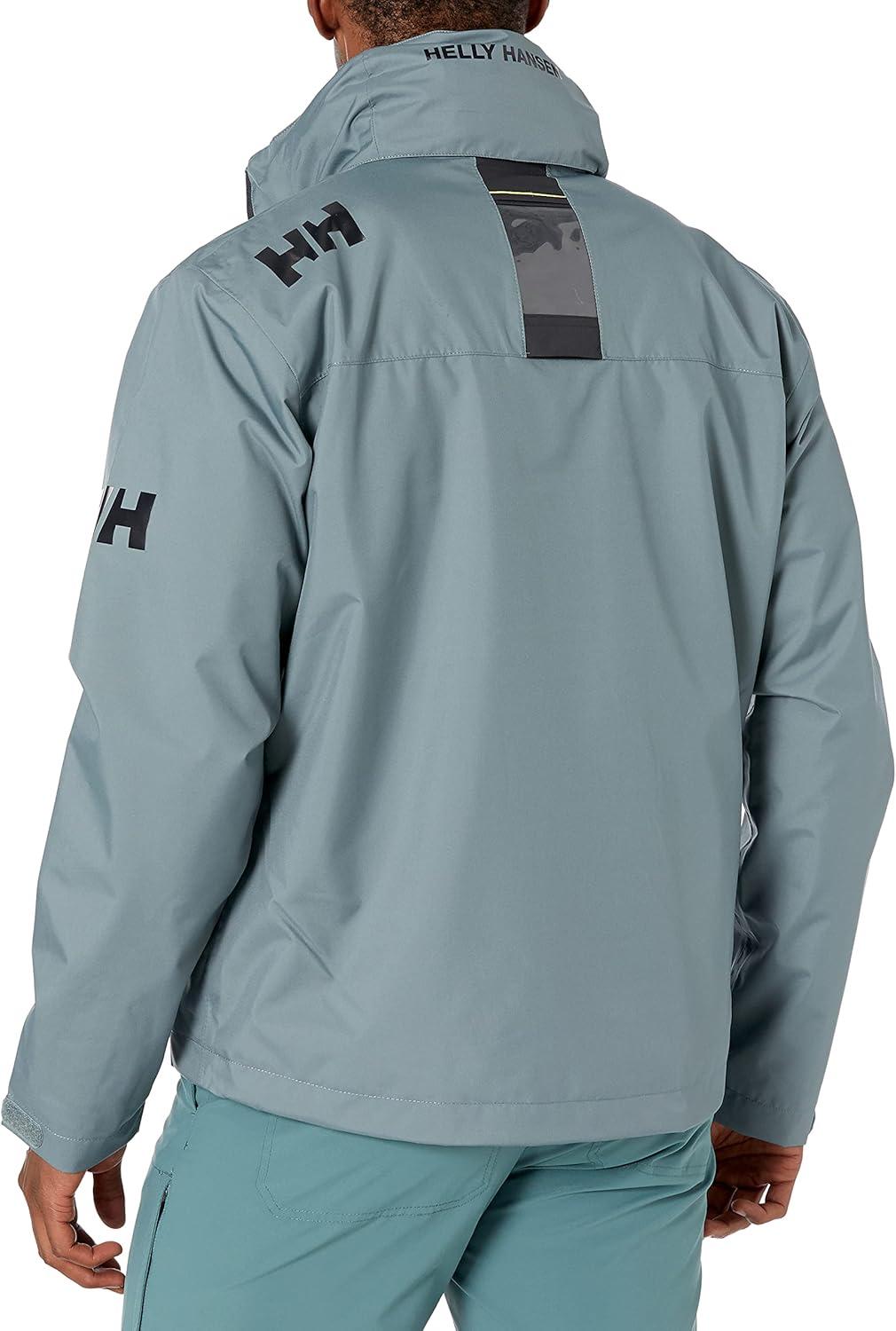 imageHellyHansen Mens Crew Hooded Waterproof Sailing Jacket591 Trooper