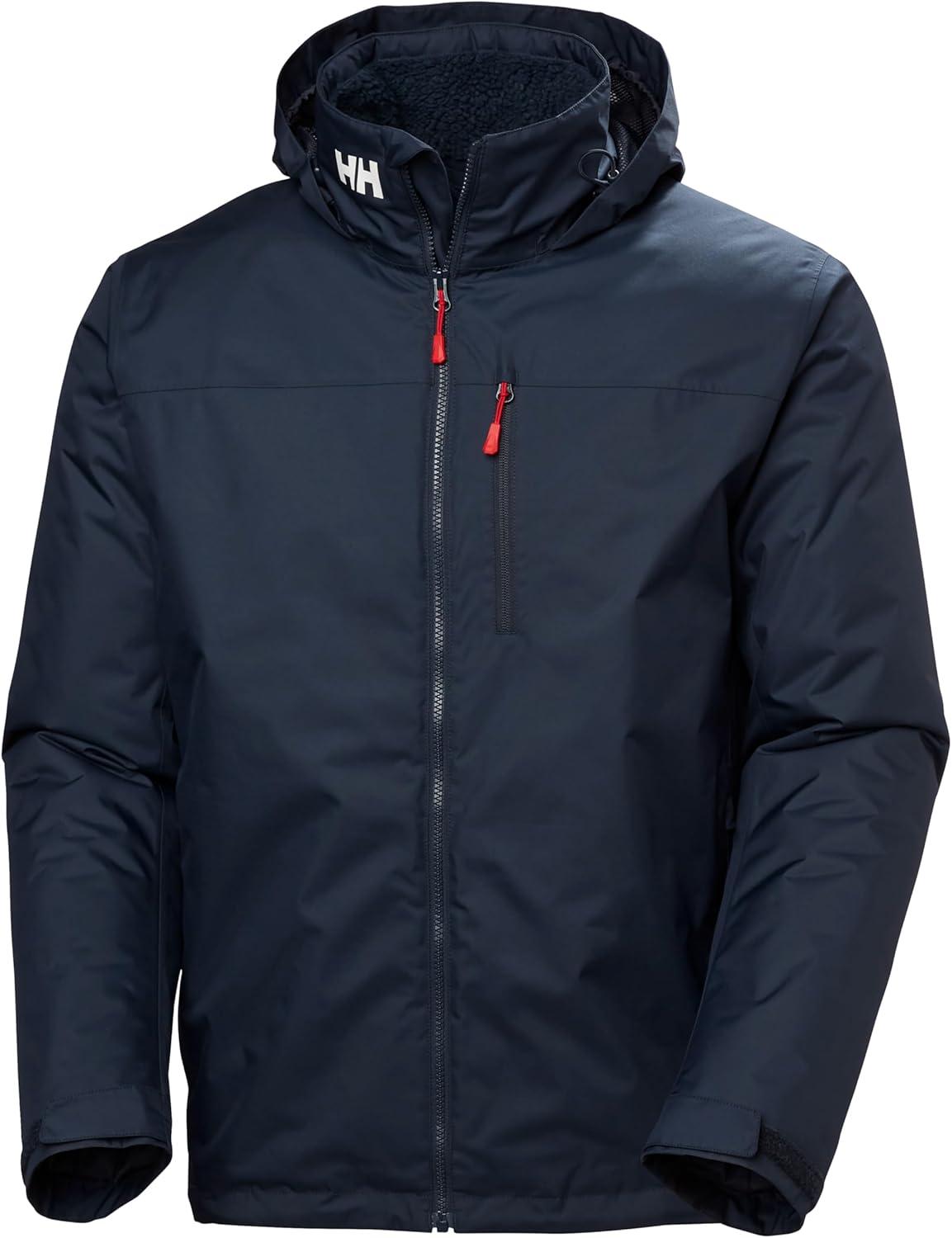 imageHellyHansen Mens Crew Hooded Waterproof Sailing Jacket597 Navy