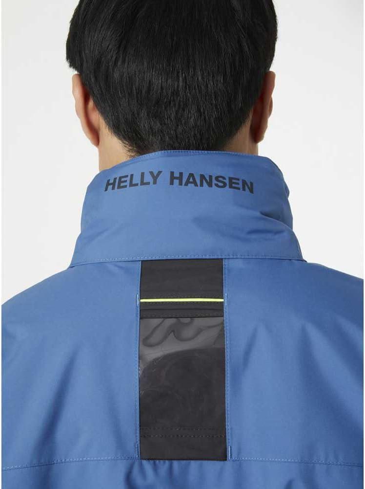 imageHellyHansen Mens Crew Hooded Waterproof Sailing Jacket636 Azurite
