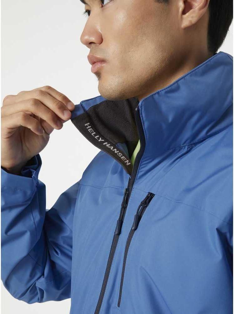 imageHellyHansen Mens Crew Hooded Waterproof Sailing Jacket636 Azurite