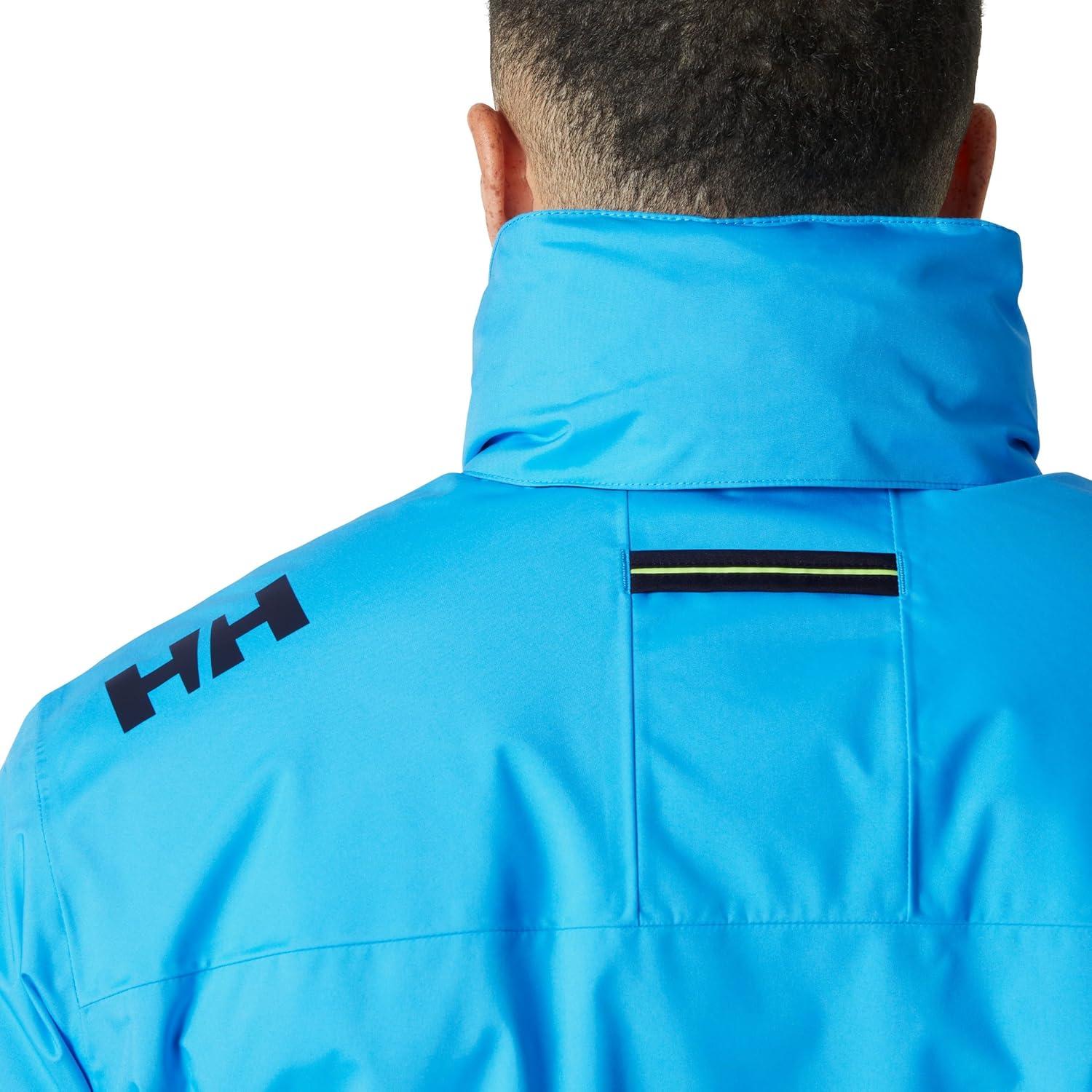 imageHellyHansen Mens Crew Hooded Waterproof Sailing Jacket645 Cyan