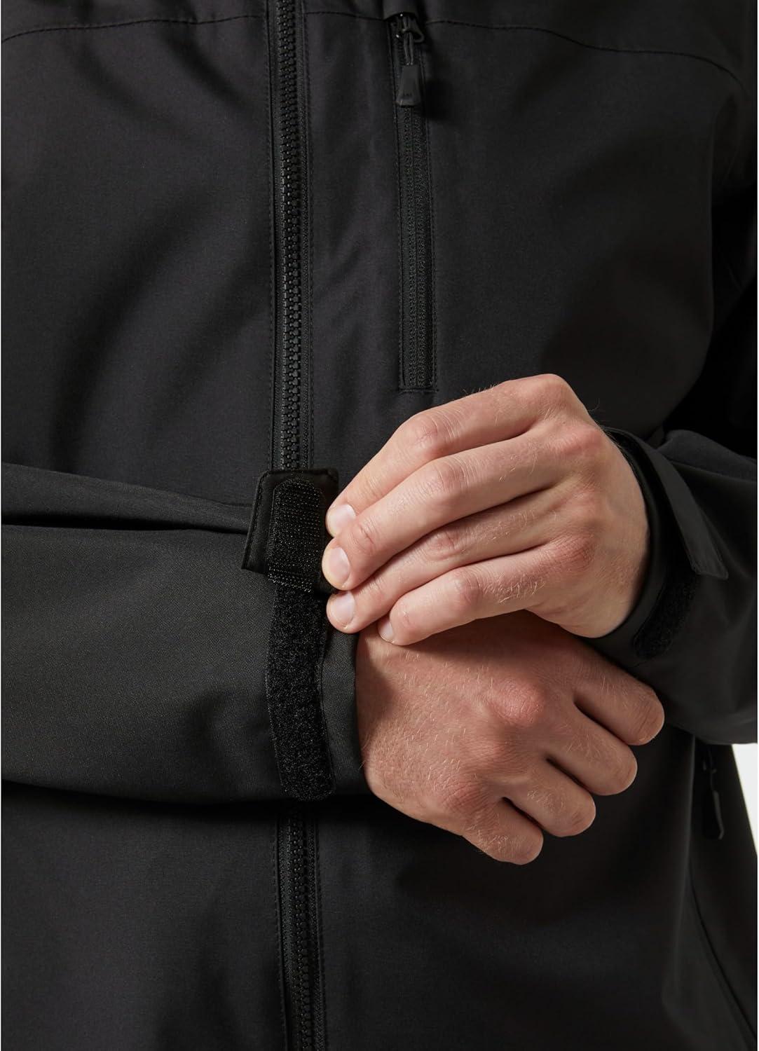 imageHellyHansen Mens Crew Hooded Waterproof Sailing Jacket990 Black