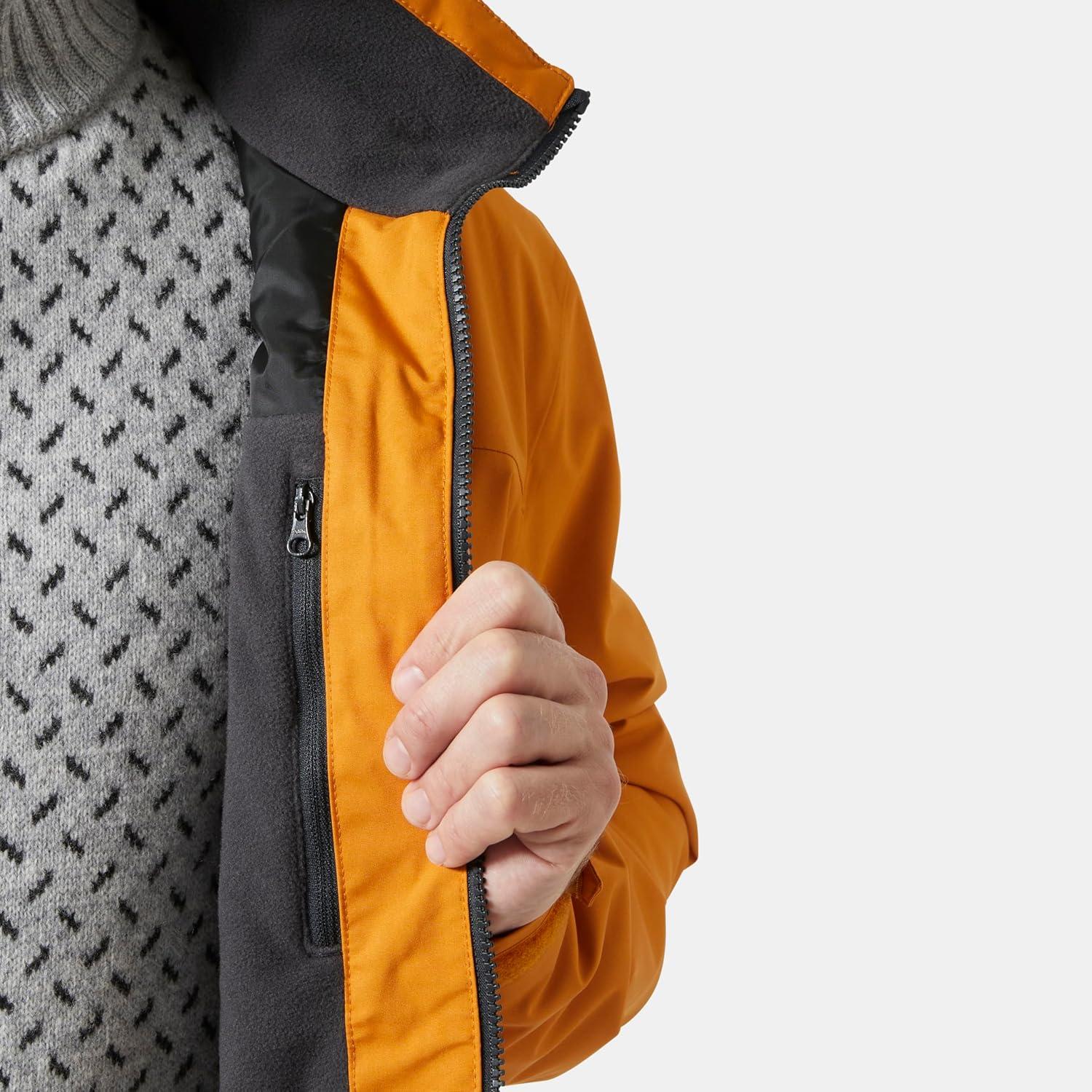 imageHellyHansen Mens Crew Midlayer Jacket 20399 Mustard