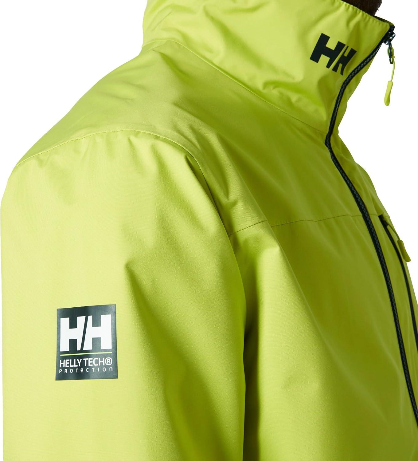 imageHellyHansen Mens Crew Midlayer Jacket 20410 Cyber Lime