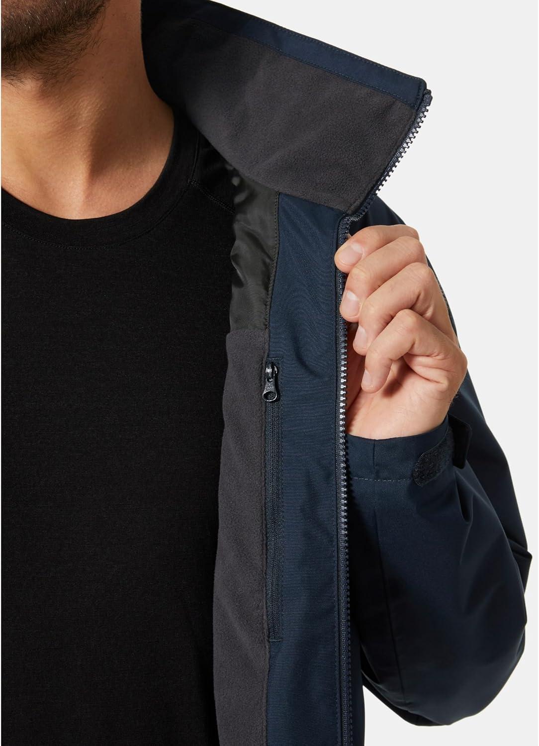 imageHellyHansen Mens Crew Midlayer Jacket 20597 Navy