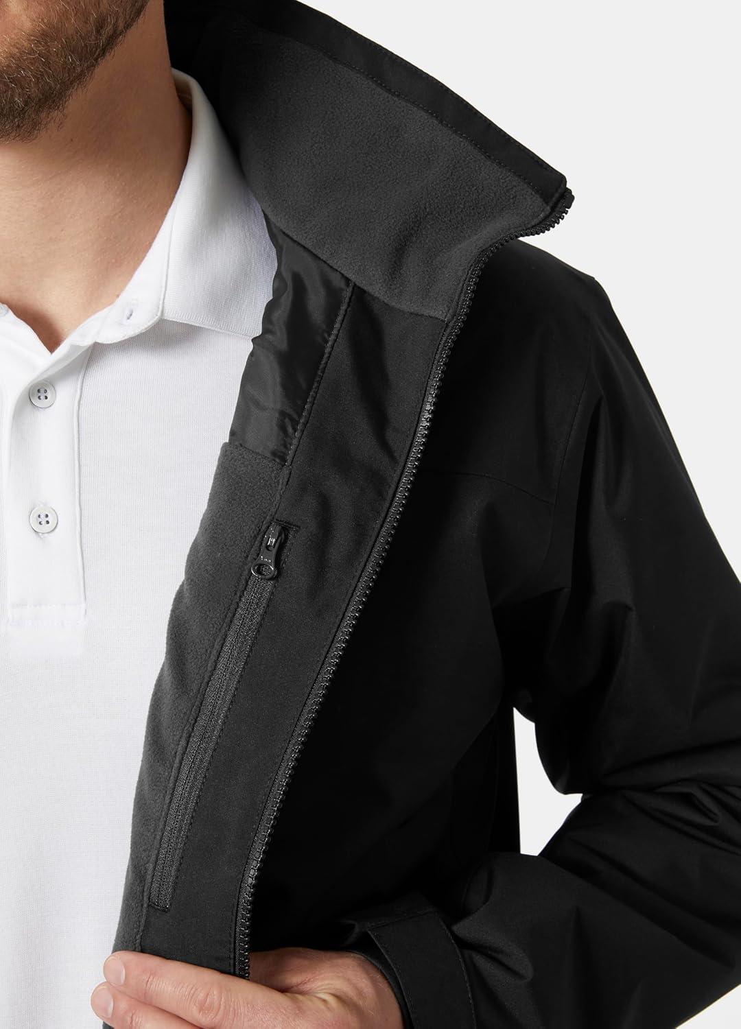 imageHellyHansen Mens Crew Midlayer Jacket 20990 Black