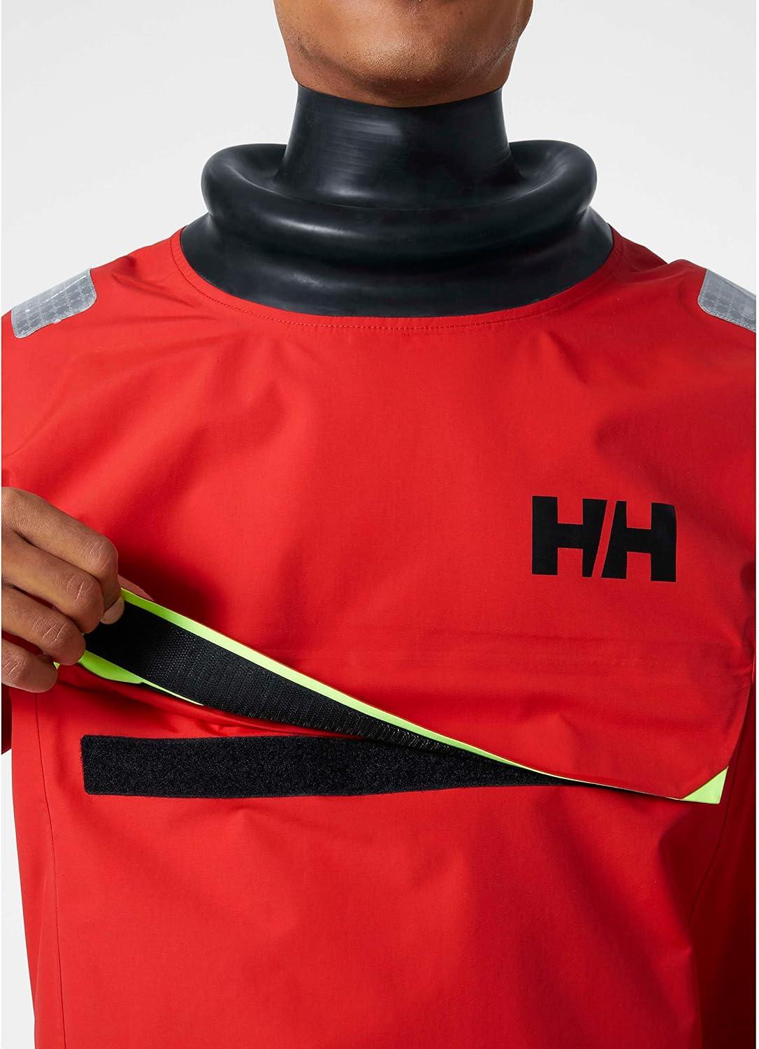 imageHellyHansen Mens gir Race Light Smock 20222 Alert Red