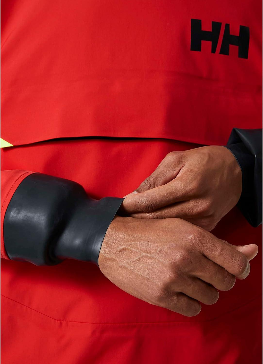 imageHellyHansen Mens gir Race Light Smock 20222 Alert Red