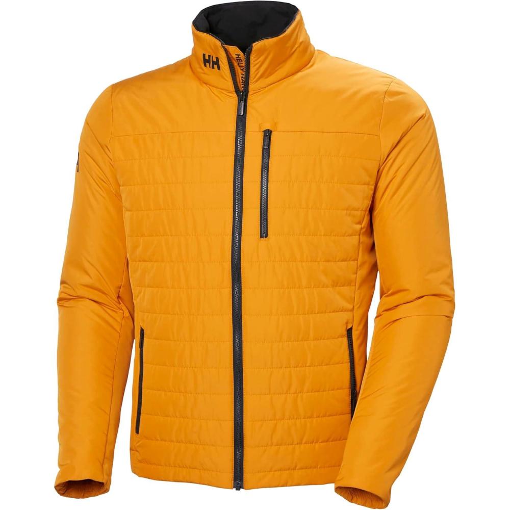 imageHellyHansen Crew Insulator Jacket 20 Men Lightweight Warm Sailing Jacket Water Resistant Windproof Primaloft Insulation328 Cloudberry