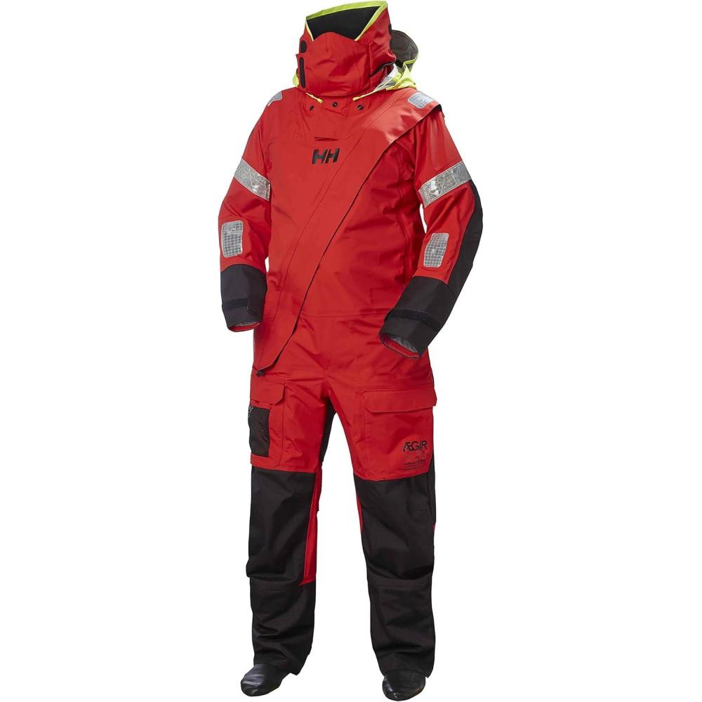 imageHellyHansen Mens Aegir Ocean Dry Suit 20222 Alert Red