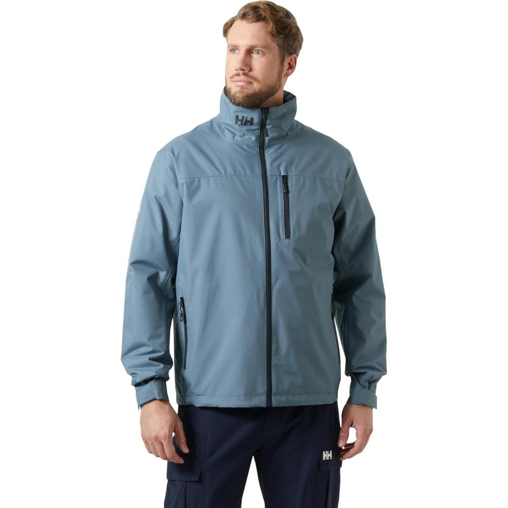 imageHellyHansen Mens Crew Midlayer Jacket 20601 Washed Navy