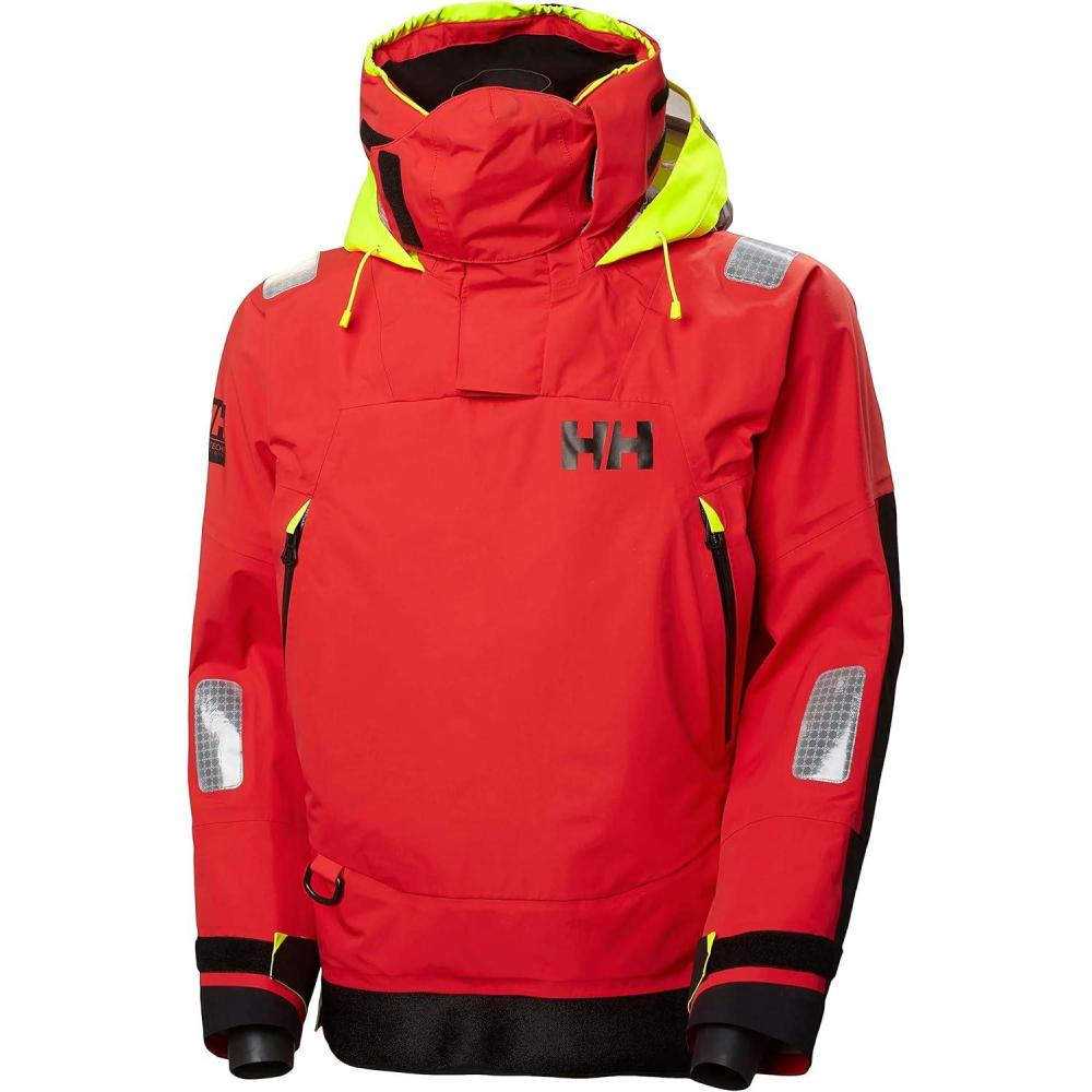 imageHellyHansen Mens gir Race Smock 20222 Alert Red