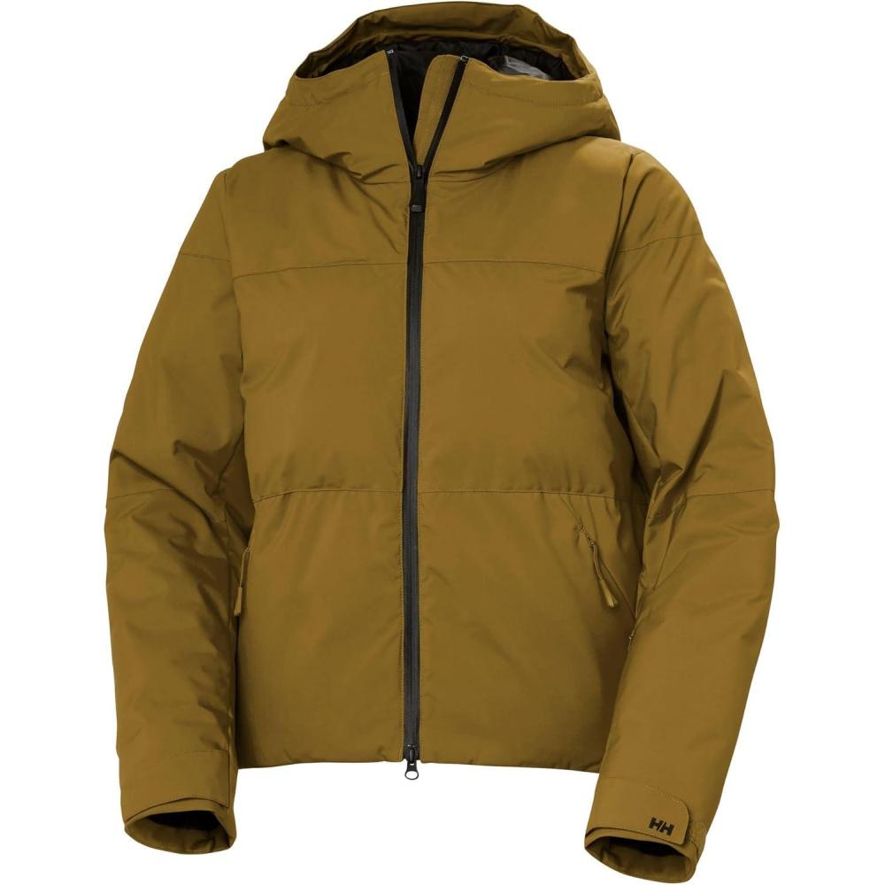 imageHellyHansen Nora Short Puffy Jacket For Women SkiingJackets Seam Sealed Insulated Baffles Brushed Lining Pockets787 Lynx