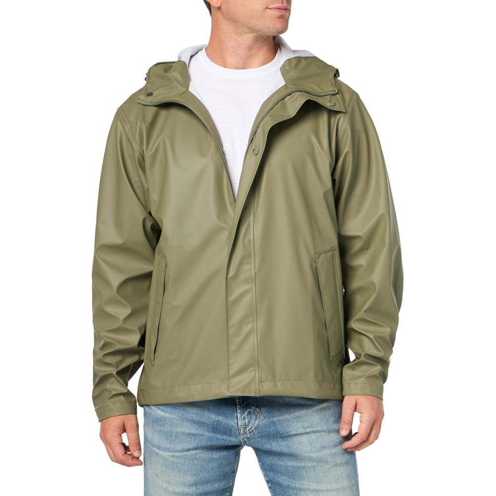 imageHellyHansen mens Moss Hooded Waterproof Windproof Raincoat Jacket421 Lav Green