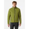Helly-Hansen Crew Insulator Jacket 2.0 Men Lightweight Warm Sailing Jacket, Water Resistant Windproof Primaloft Insulation(461 Green)