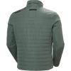 Helly-Hansen Crew Insulator Jacket 2.0 Men Lightweight Warm Sailing Jacket, Water Resistant Windproof Primaloft Insulation(485 Grey Cactus)