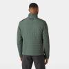 Helly-Hansen Crew Insulator Jacket 2.0 Men Lightweight Warm Sailing Jacket, Water Resistant Windproof Primaloft Insulation(485 Grey Cactus)
