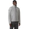 Helly-Hansen Crew Insulator Jacket 2.0 Men Lightweight Warm Sailing Jacket, Water Resistant Windproof Primaloft Insulation(853 Grey Fog)