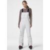 Helly-Hansen Legendary Insulated Bib Pant for Women – Durable, Waterproof, Breathable Snow Pant for Ski Adventures(001 White)