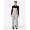 Helly-Hansen Legendary Insulated Bib Pant for Women – Durable, Waterproof, Breathable Snow Pant for Ski Adventures(917 Mellow Grey)