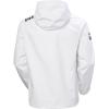 Helly-Hansen Mens Crew Hooded Waterproof Sailing Jacket(001 White)