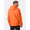 Helly-Hansen Mens Crew Hooded Waterproof Sailing Jacket(307 Flame)