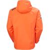 Helly-Hansen Mens Crew Hooded Waterproof Sailing Jacket(307 Flame)