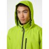Helly-Hansen Mens Crew Hooded Waterproof Sailing Jacket(402 Azid Lime)