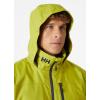 Helly-Hansen Mens Crew Hooded Waterproof Sailing Jacket(452 Bright Moss)
