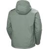 Helly-Hansen Mens Crew Hooded Waterproof Sailing Jacket(485 Grey Cactus)