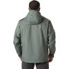 Helly-Hansen Mens Crew Hooded Waterproof Sailing Jacket(485 Grey Cactus)
