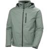 Helly-Hansen Mens Crew Hooded Waterproof Sailing Jacket(485 Grey Cactus)