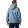 Helly-Hansen Mens Crew Hooded Waterproof Sailing Jacket(601 Washed Navy)
