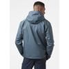 Helly-Hansen Mens Crew Hooded Waterproof Sailing Jacket(635 Orion Blue)