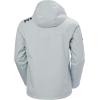 Helly-Hansen Mens Crew Hooded Waterproof Sailing Jacket(853 Grey Fog)