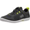 Helly-Hansen Mens HP Foil V2 Lightweight Breathable Sailing Watersports Shoes(980 Ebony/Azid Lime)