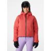 Helly-Hansen Nora Short Puffy Jacket For Women, Skiing-Jackets, Seam Sealed, Insulated Baffles, Brushed Lining Pockets(101 Poppy Red)