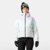 Helly-Hansen Nora Short Puffy Jacket For Women, Skiing-Jackets, Seam Sealed, Insulated Baffles, Brushed Lining Pockets(687 Reflections Aop)