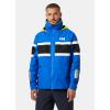 Helly-Hansen Salt Original Jacket – Men’s Sailing Coat Flag Stripe, Waterproof HELLY TECH, Reflective Hood(543 Cobalt 2.0)