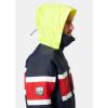Helly-Hansen Salt Original Jacket – Men’s Sailing Coat Flag Stripe, Waterproof HELLY TECH, Reflective Hood(597 Navy)